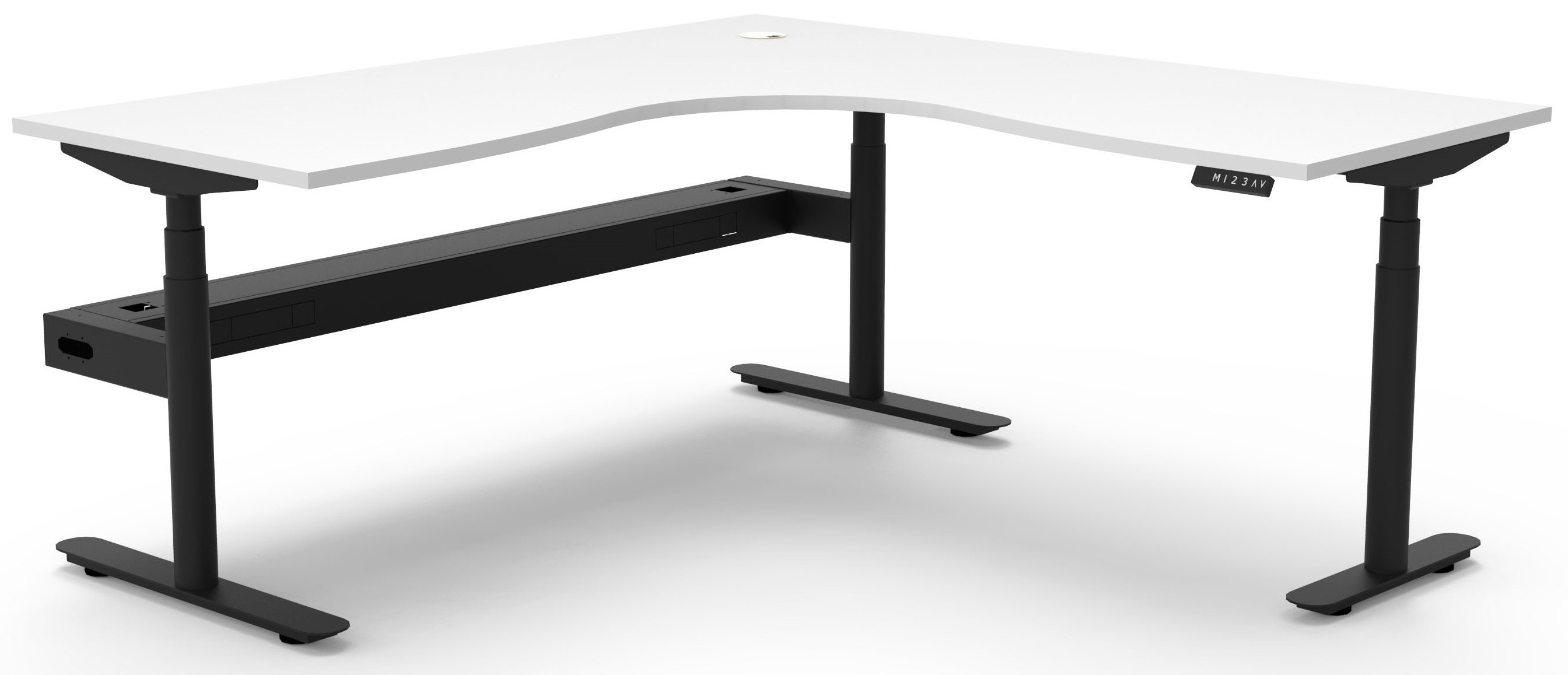 Halo+ Height Adjustable Corner Desk